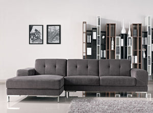 Ford Modern Grey Fabric Sectional