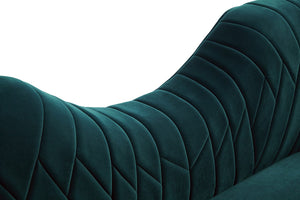 Atara Green Velvet Sofa