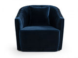 Palmer Blue Velvet 3 Piece Living Room Set