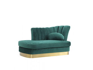 Nevada Velvet Chaise Lounge in Pink or Green