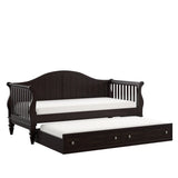 Traditional Slatted Day Bed with Option Trundle in 3 Color Options